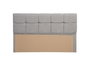 Hanah Home Cabecero Vitalia 120 - Grey, Gris, 120 cm Alto, 97 cm Ancho